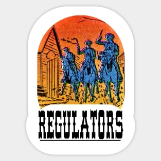 Regulators Billy the Kid Cowboys Sticker